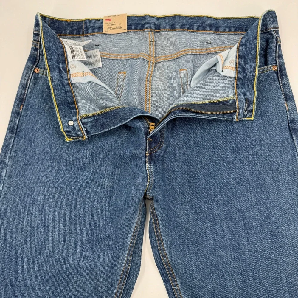 Levi's‎ 505 Regular Fit Jeans Mens 40x32 Blue Straight Leg Medium Wash NWT